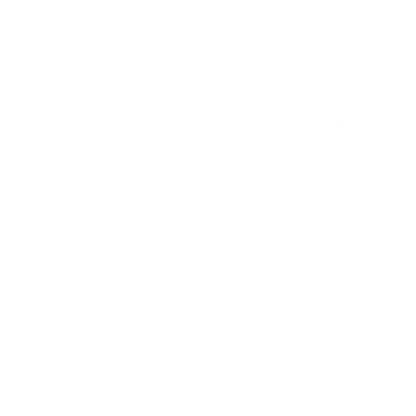 Lion Stamp Badge Logo #ffffff