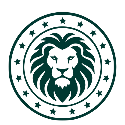 Lion Head Badge Logo #003932