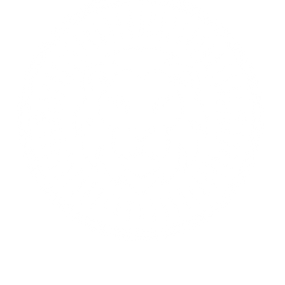 Lion Badge Stamp Logo #ffffff