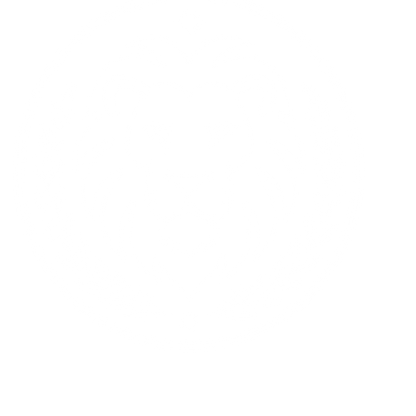 Lion Wreath Badge Logo #ffffff