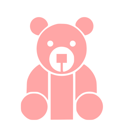 Bauhaus Teddy Bear Logo #ffa6a6
