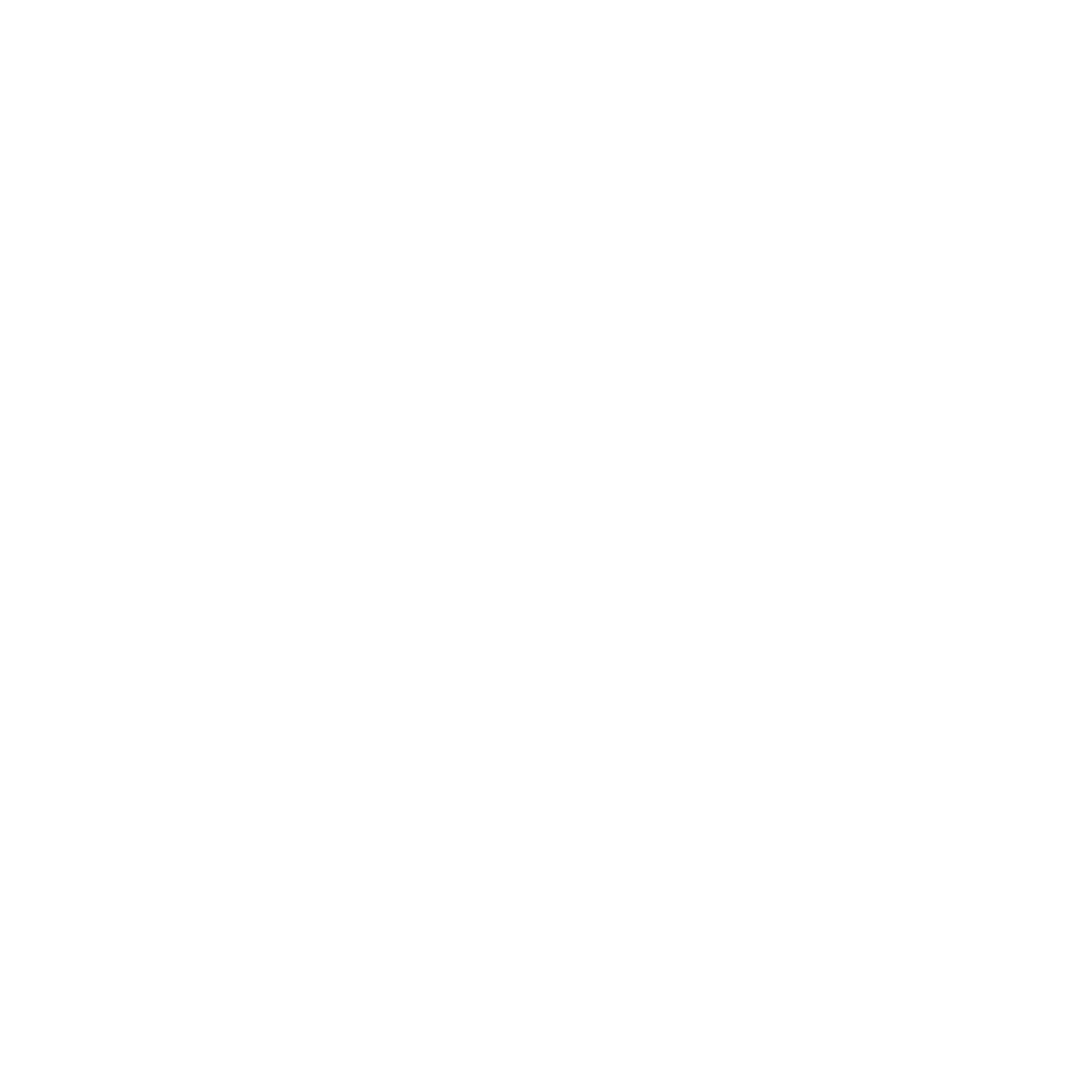 Bauhaus Teddy Bear Logo #ffffff