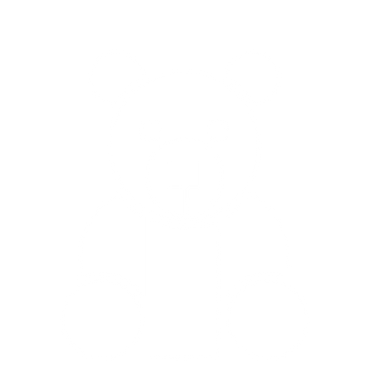 Bauhaus Teddy Bear Logo #ffffff