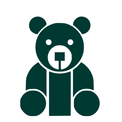 Bauhaus Teddy Bear Logo #003932