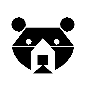 Bauhaus Bear House Logo