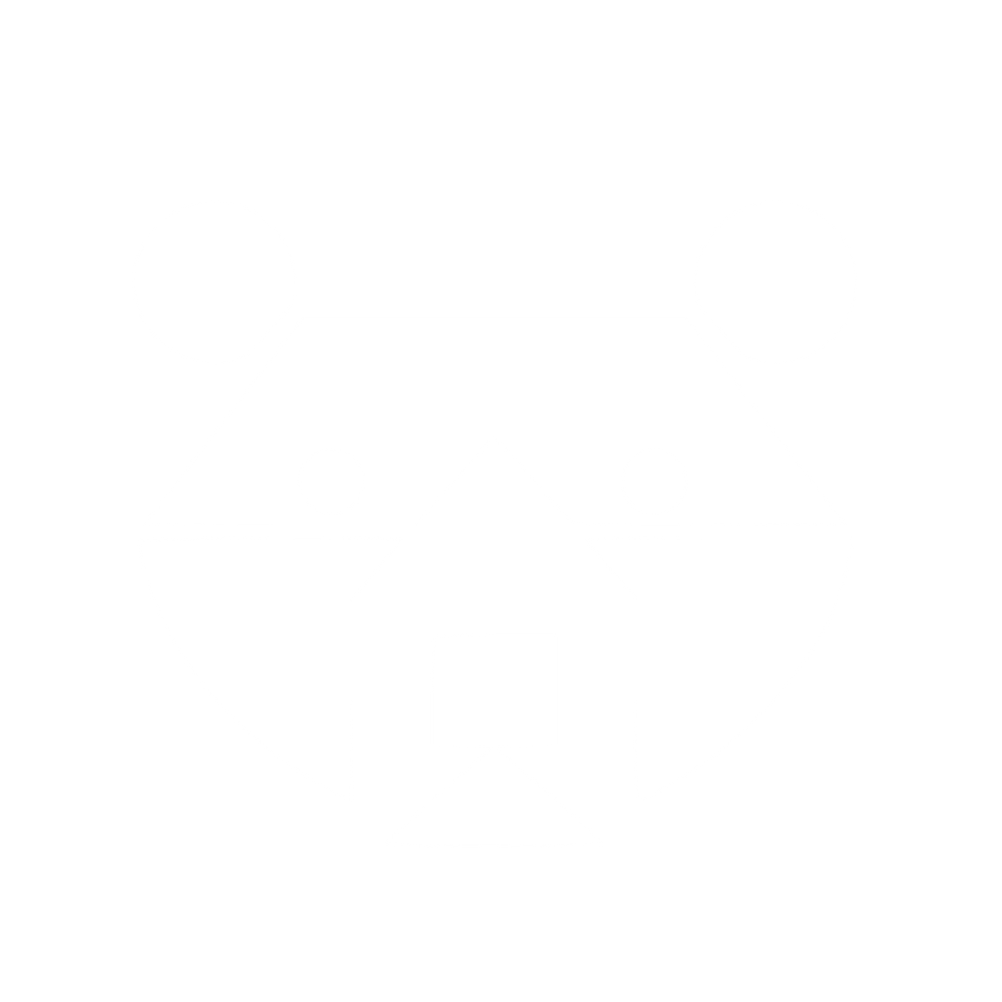 Bauhaus Bear House Logo #ffffff