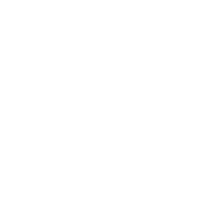 Bauhaus Bear House Logo #ffffff