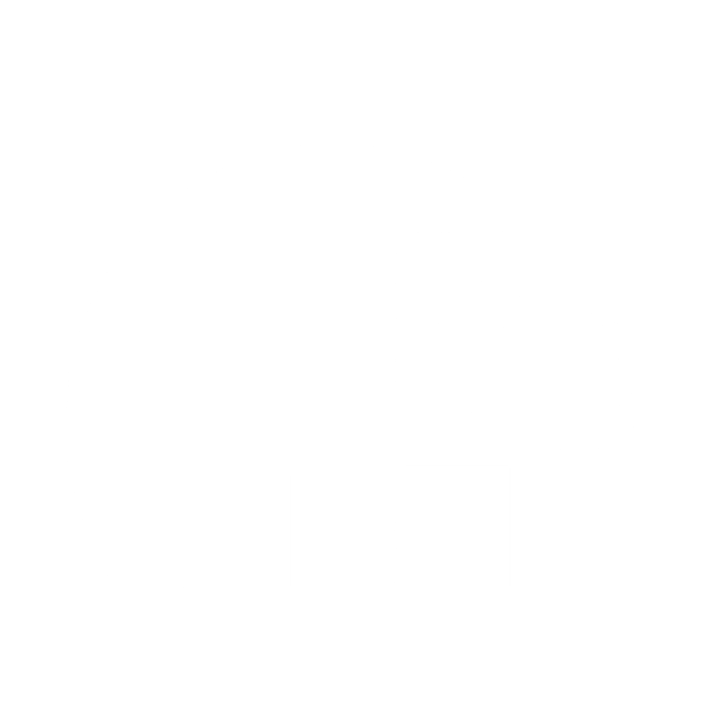 Bauhaus Bear Logo #ffffff