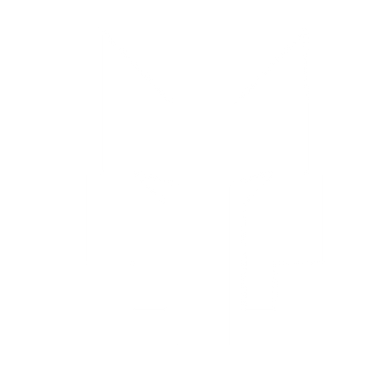 Brutalist Wolf Head Logo #ffffff