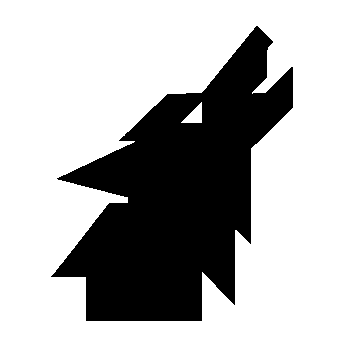 Geometric Wolf Head Logo
