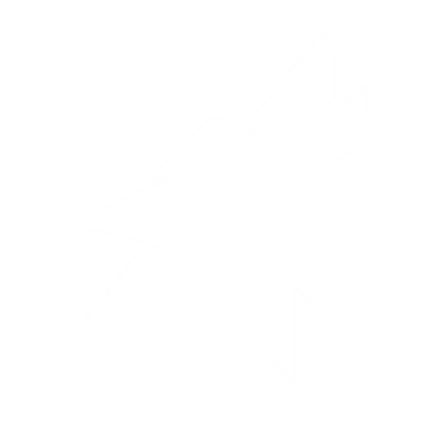 Geometric Wolf Head Logo #ffffff
