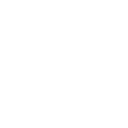 Geometric Wolf Head Logo #ffffff