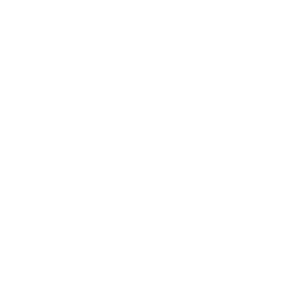 Howling Wolf Brutalist Logo #ffffff