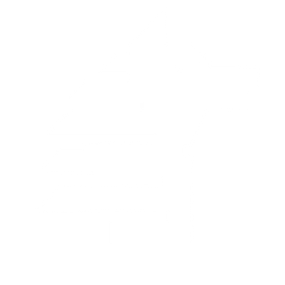 Brutalist Wolf Head Logo #ffffff