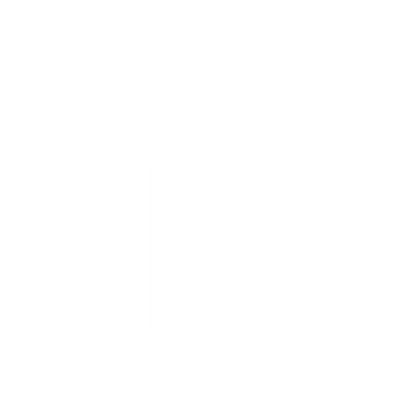 Pixel Wolf Face Logo #ffffff