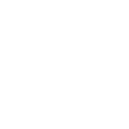 Brutalist Wolf Head Logo #ffffff