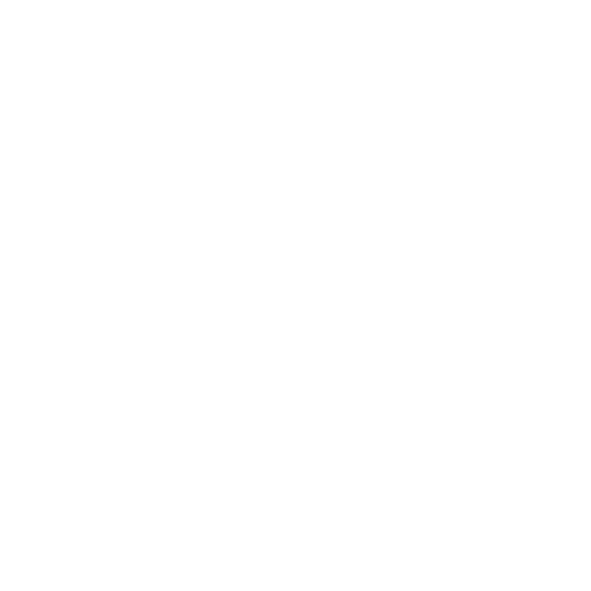 Running Fox Logo #ffffff