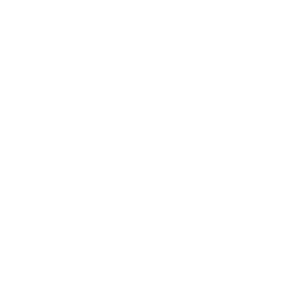 Running Fox Logo #ffffff
