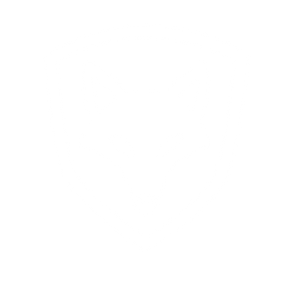 Fox Shield Emblem Logo #ffffff