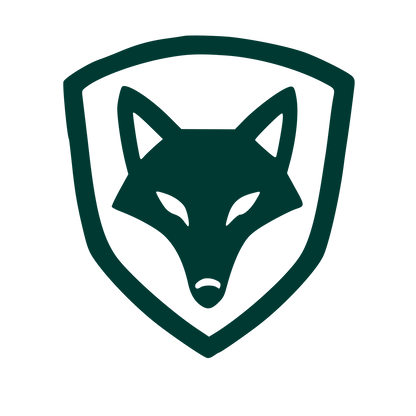 Fox Shield Emblem Logo #003932