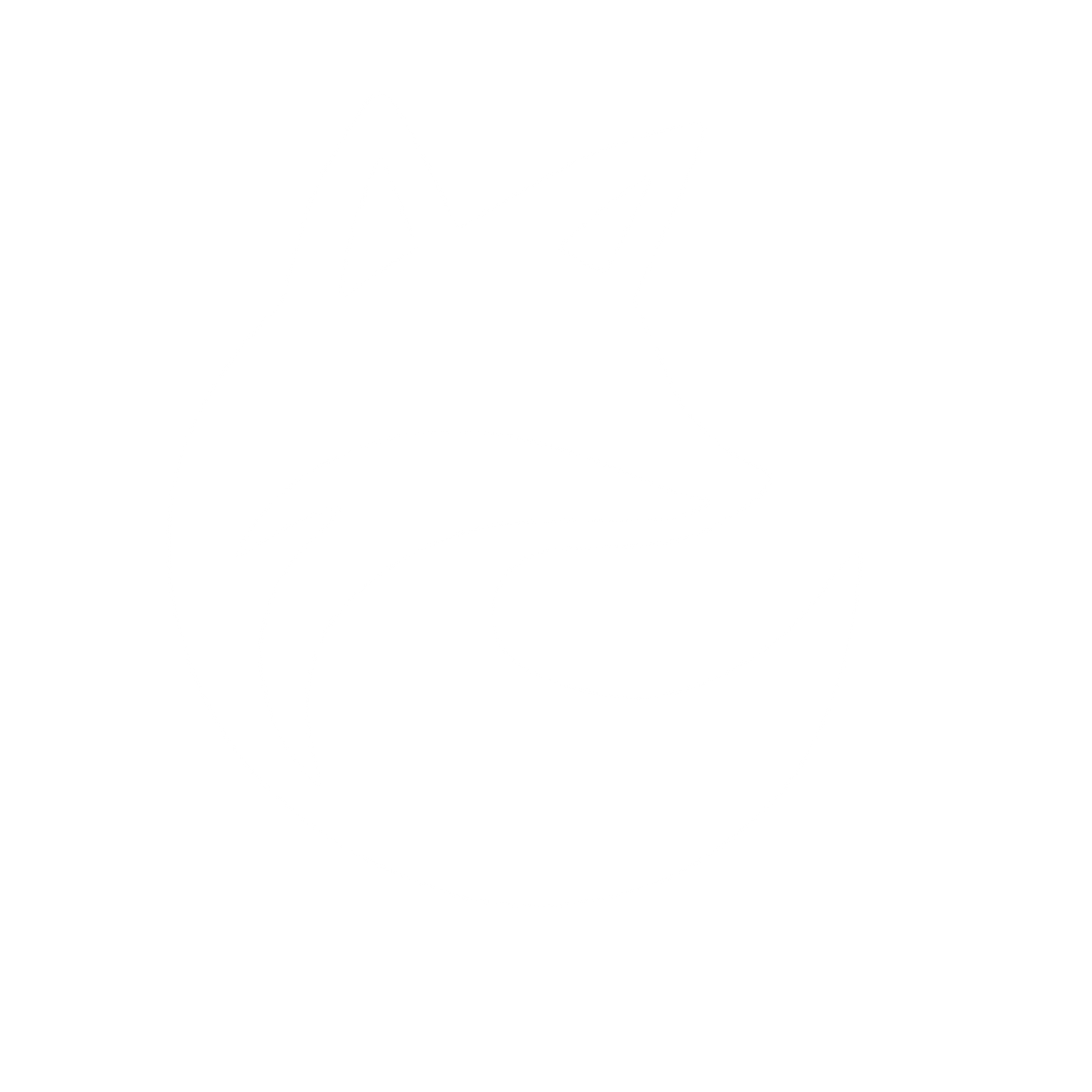 Curled Fox Logo #ffffff