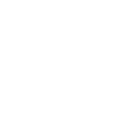 Layered Overlap Owl Logo #ffffff