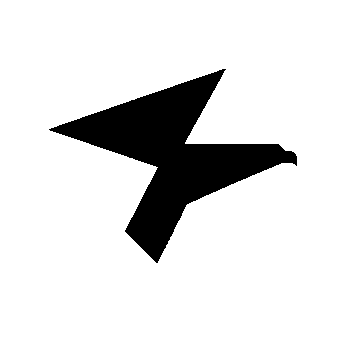 Geometric Eagle Flight Logo
