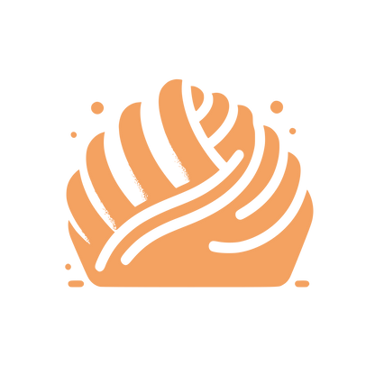 Abstract Bread Logo #F4A261