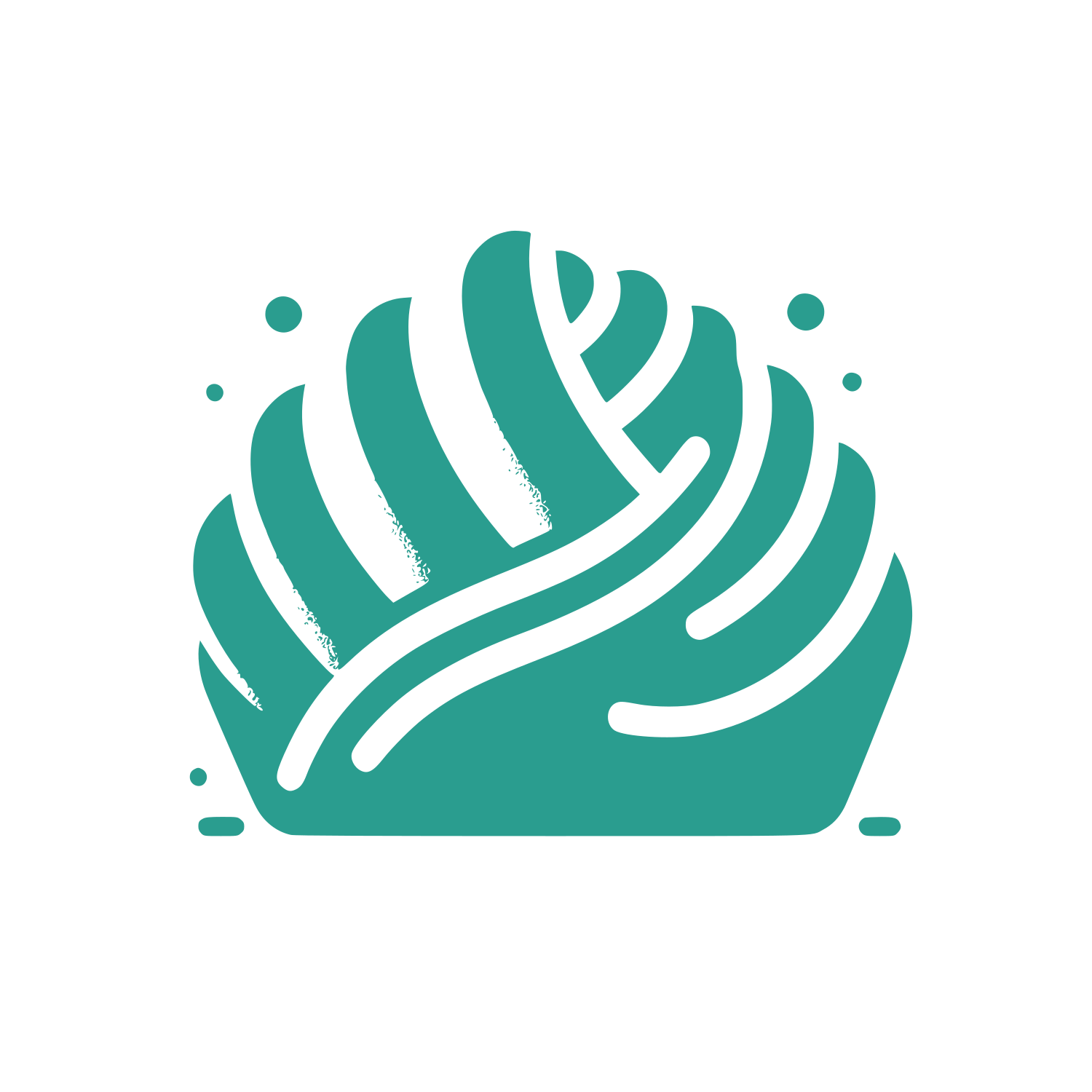 Abstract Bread Logo #2A9D8F