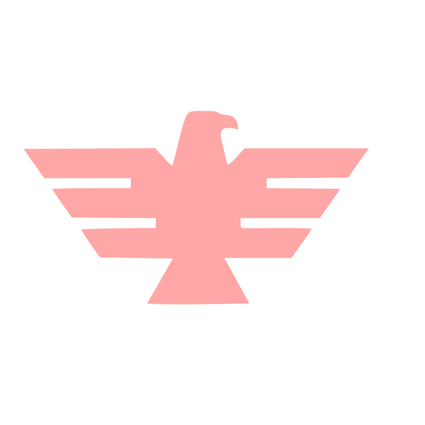 Modernist Eagle Spread Logo #ffa6a6