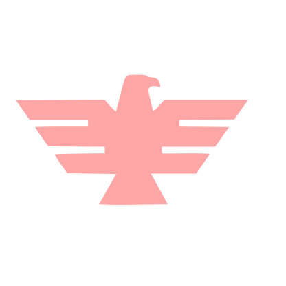 Modernist Eagle Spread Logo #ffa6a6