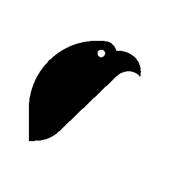 Eagle Head Silhouette Logo