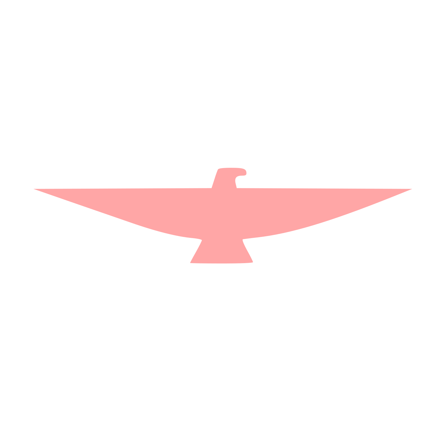 Swooping Eagle Logo #ffa6a6