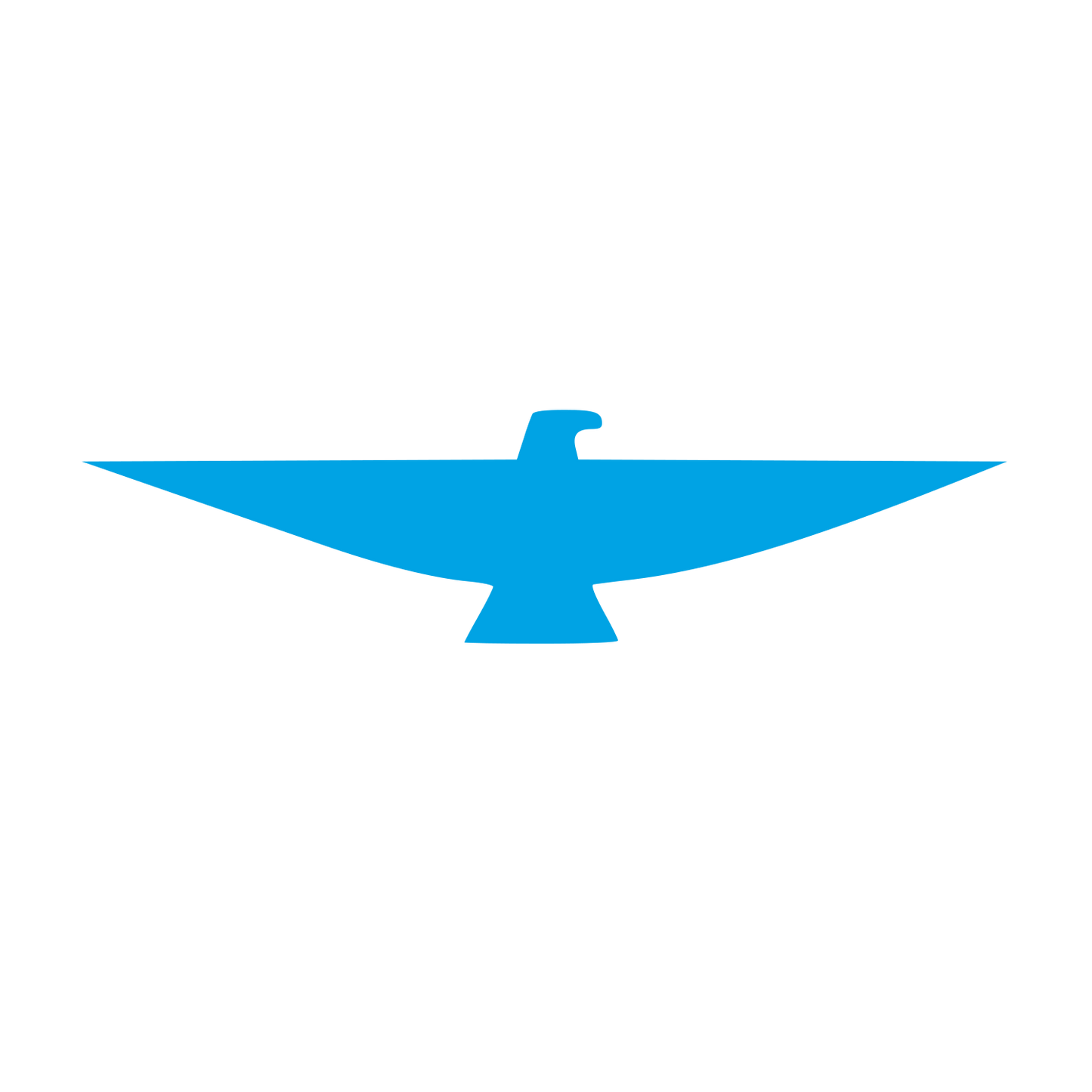 Swooping Eagle Logo #00a3e4