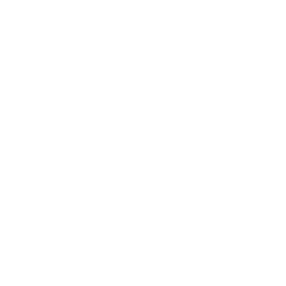 Pixel Bee Circle Logo #ffffff