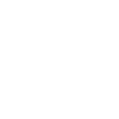 Pixel Bee Head Logo #ffffff