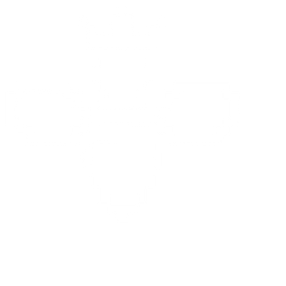 Pixel Queen Bee Logo #ffffff
