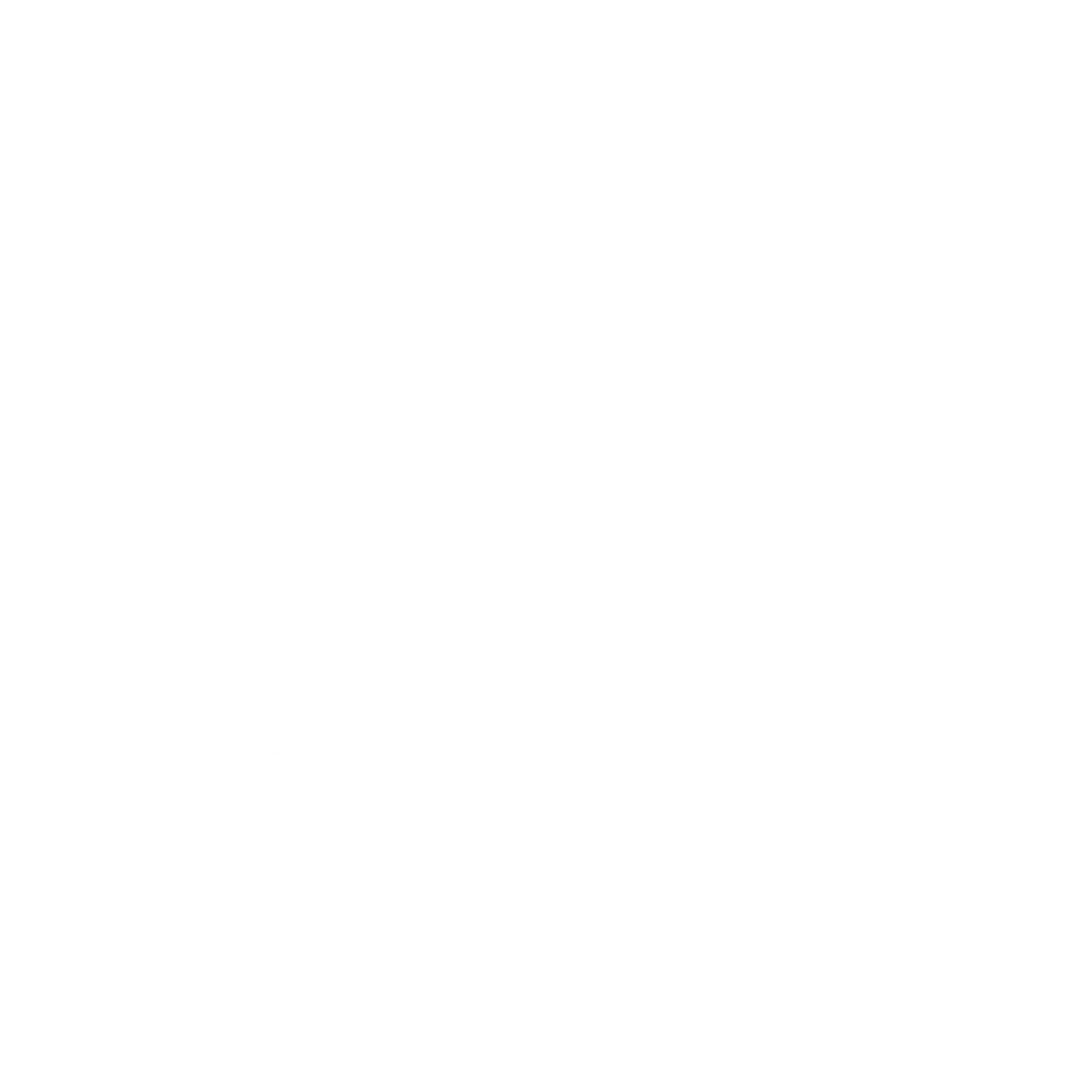 Sperm Whale Solid Logo #ffffff