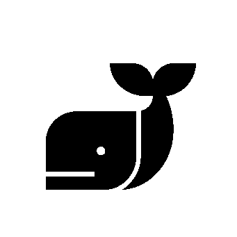 Swiss Style Whale Logo