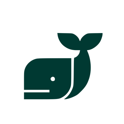 Swiss Style Whale Logo #003932