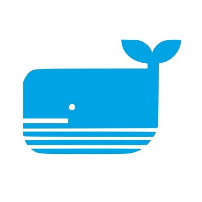 Swiss Style Whale Logo #00a3e4
