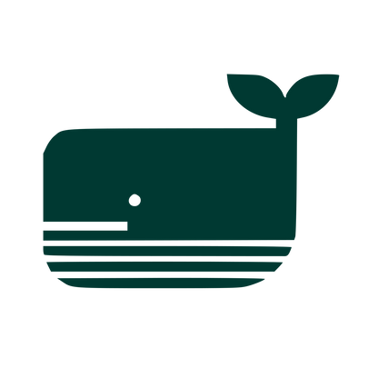 Swiss Style Whale Logo #003932