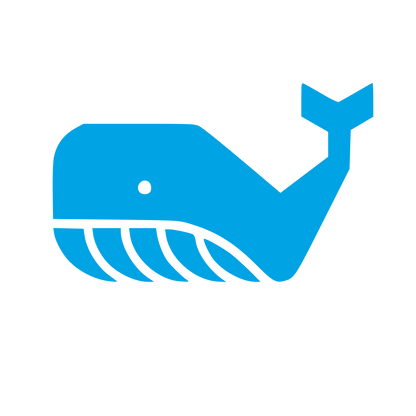 Swiss Style Whale Logo #00a3e4