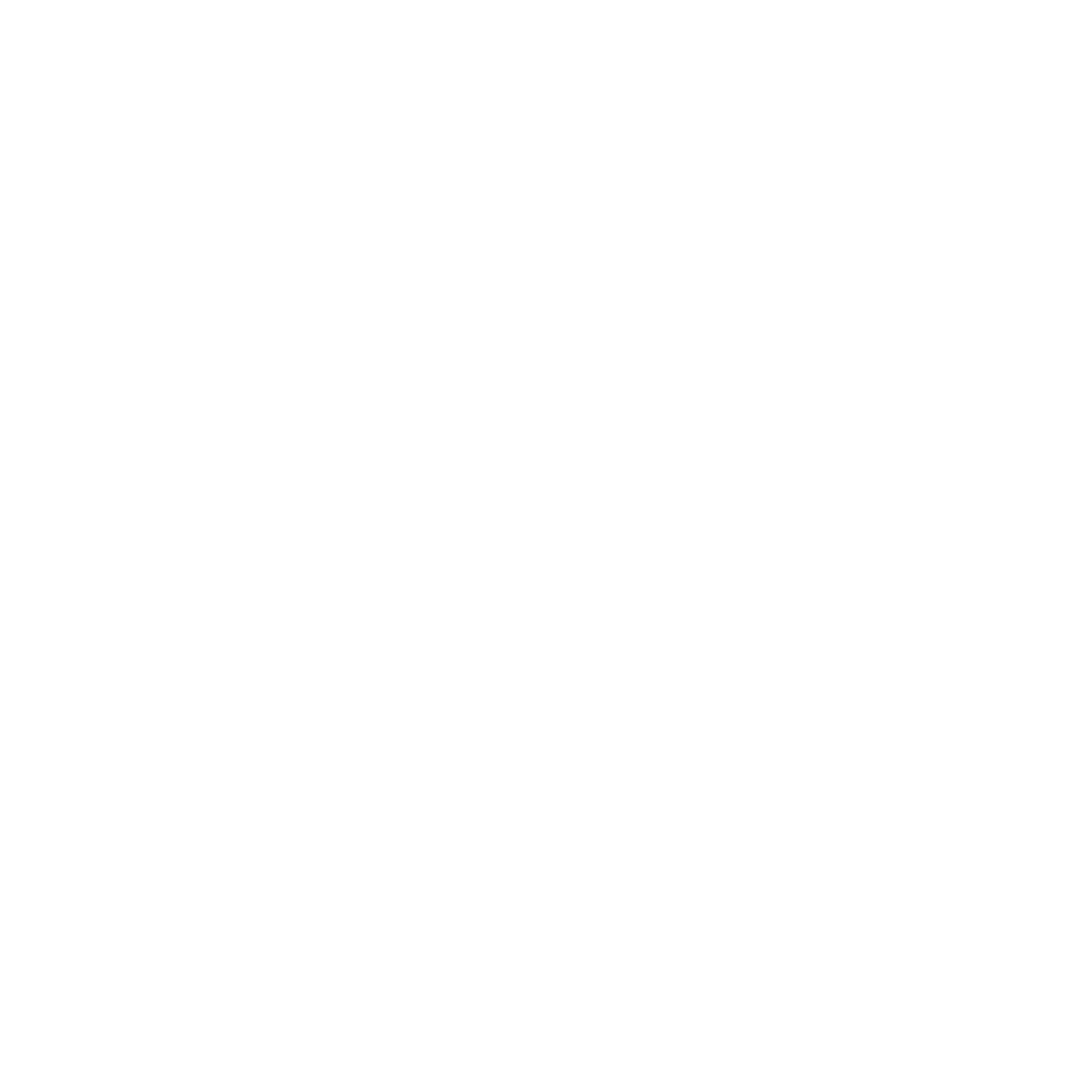 Solid Whale Logo #ffffff