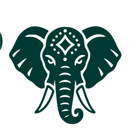 Tattoo Flash Elephant Logo #003932
