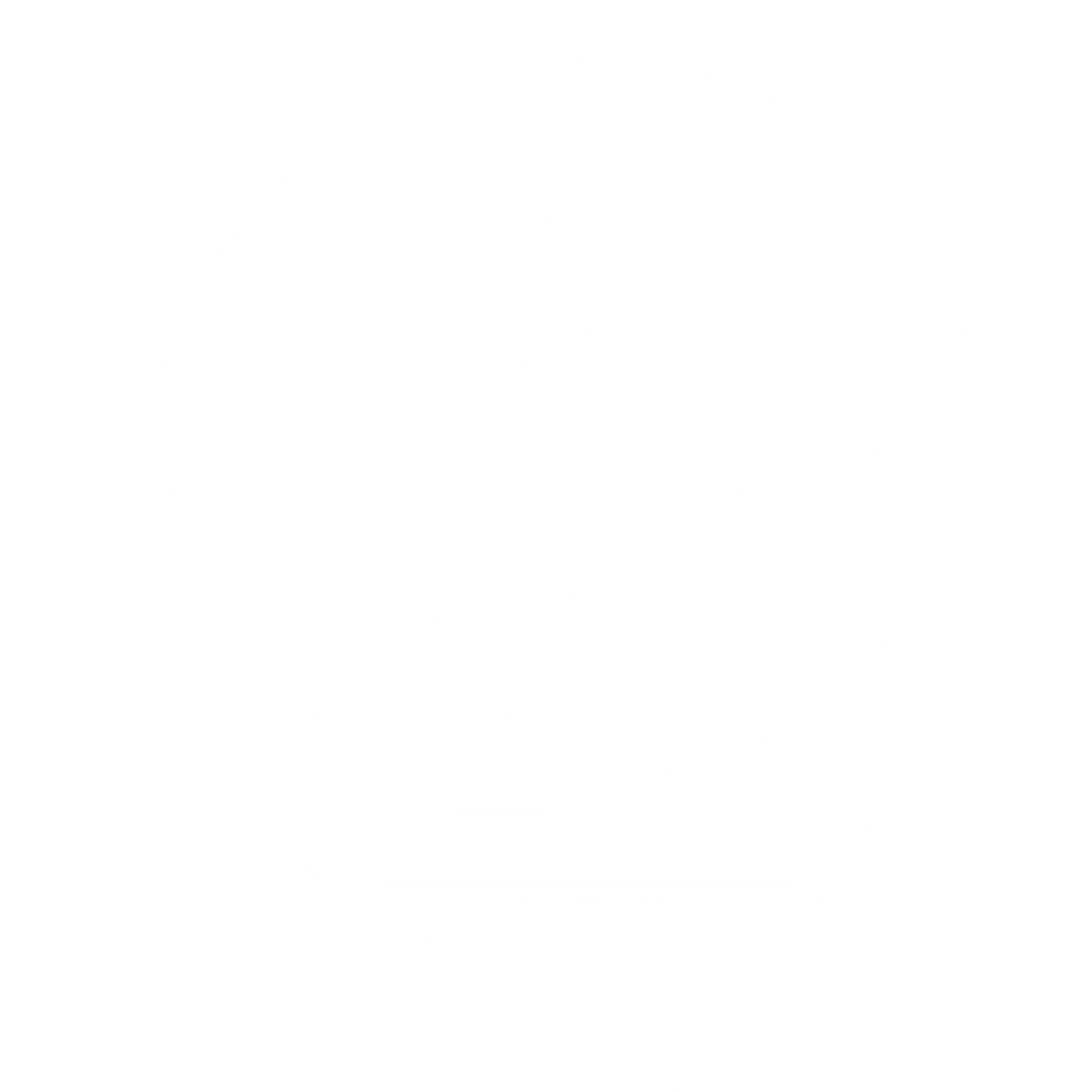 Elephant Circle Emblem Logo #ffffff