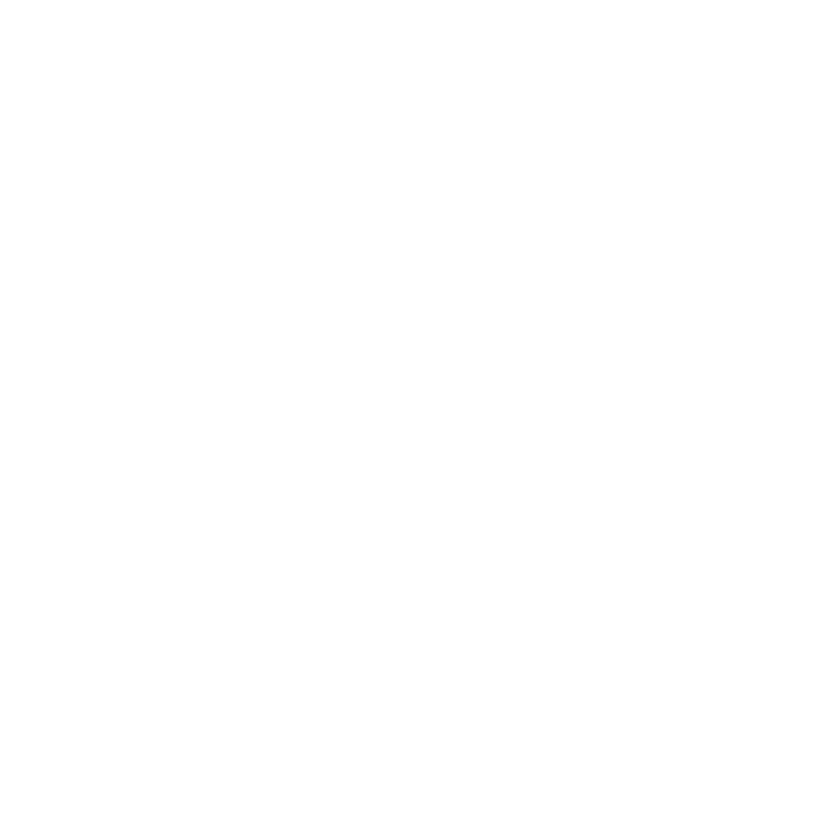 Elephant Star Tattoo Logo #ffffff