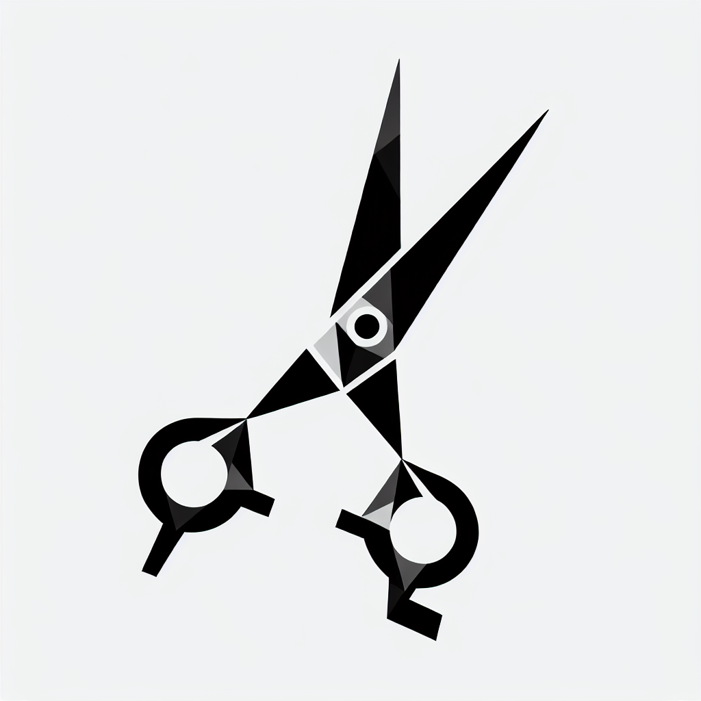 Scissors Cutting Illustration