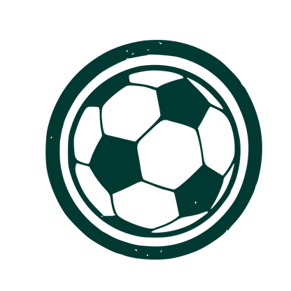 Soccer Ball Circle Logo #003932