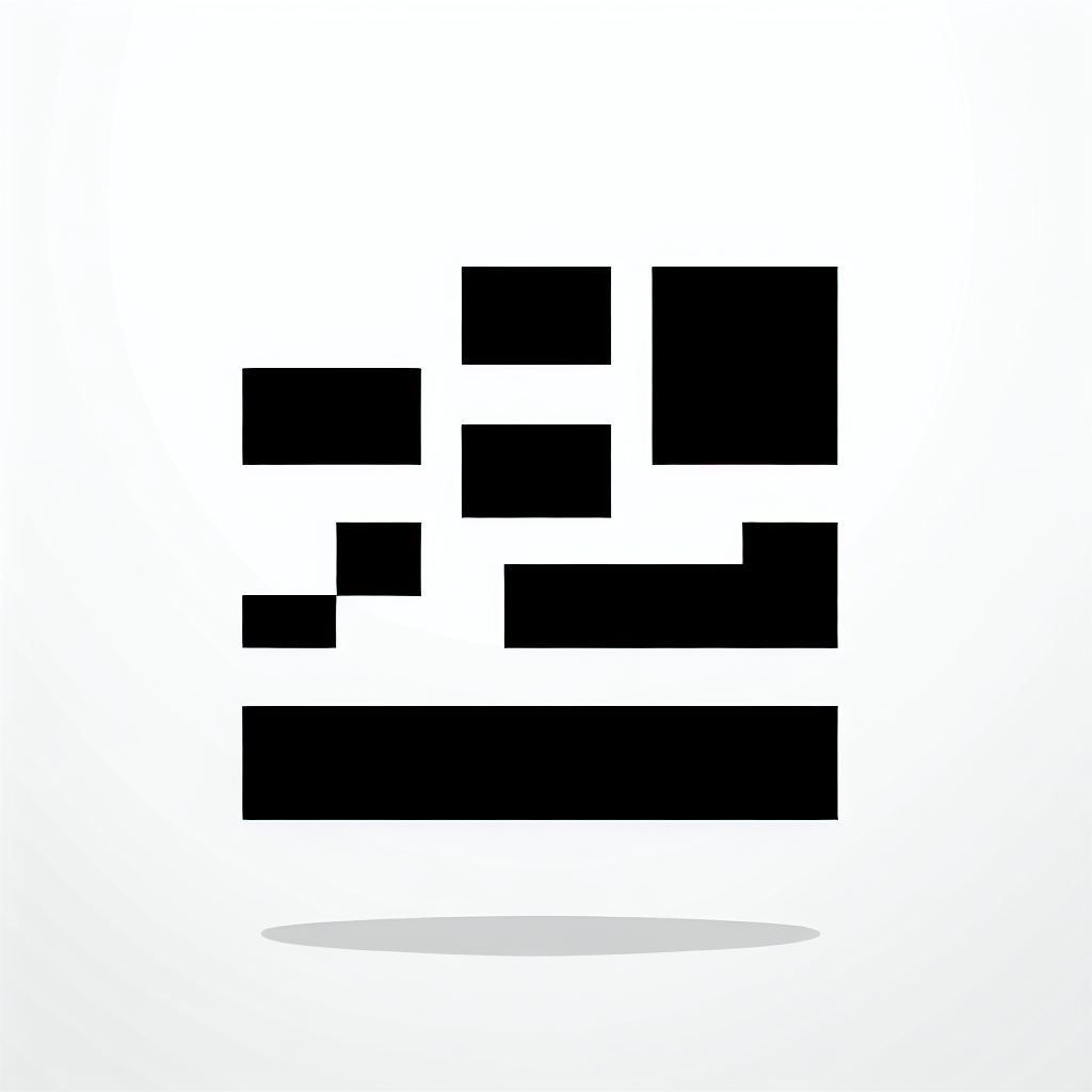 Stacked Rectangles Logo